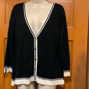 Navy & Blue v neck sweater